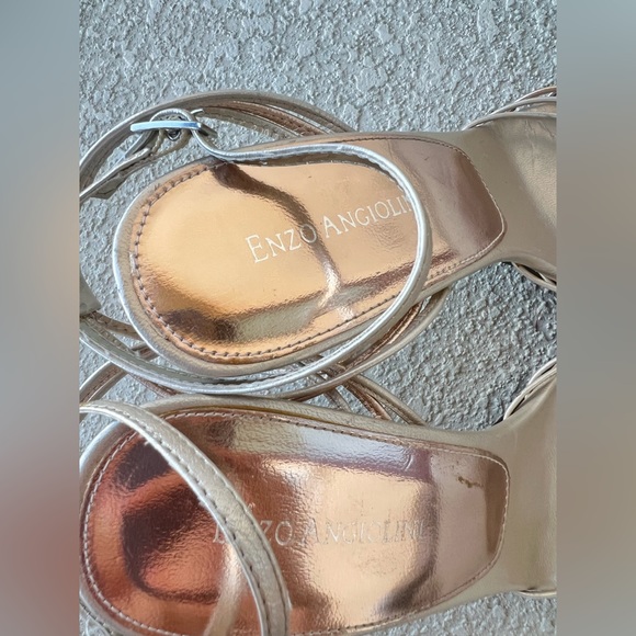 Enzo Angiolini ankle strap bejeweled sandals size 7 - Picture 10 of 12